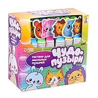 FUNNY TOYS Раствор для мыльных пузырей "Чудо-пузыри"  МИКС