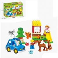 Конструктор "Зоопарк", 40 деталей