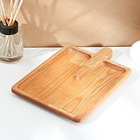 Доска для подачи сервировочная Adelica «Лопата», 25×16,7×1,8 см, массив берёзы, пропитано минеральным маслом