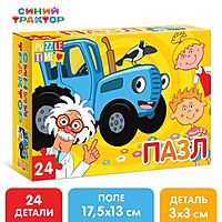 Пазл Профессор и Синий трактор 24 элемента