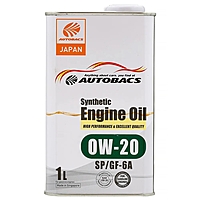Масло моторное Autobacs Synthetic 0W-20 SP GF-6A 1 л синт.