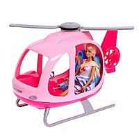 Кукла-модель в вертолете с аксессуарами