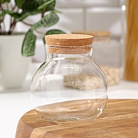 Банка для сыпучих продуктов Magistro «Бабл», 550 мл, 10,5×12 см