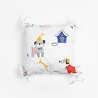 Бортики в кроватку Крошка Я "My doggy" (35х35 см - 8 шт), 100% хлопок