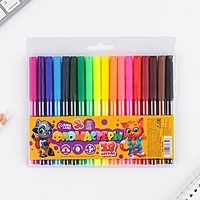 Фломастеры, 18 цветов ArtFox STUDY, вентилируемый колпачок