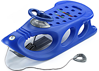 28302 KHW Санки детские Snow Shuttle de luxe /28302 синий