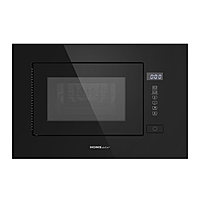 Встраиваемая микроволновая печь HOMSair MOB205GB, 1080 Вт, 20 л, 5 режимов, чёрная