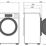 Стиральная машина Candy Smart Pro CSOW4 1364T/2-07 с сушкой белый