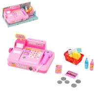 Игровой набор касса "Магазинчик", с аксессуарами, световые и звуковые эффекты