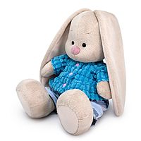 Мягкая игрушка «Зайка Ми в голубой курточке и штанишках», 18 см