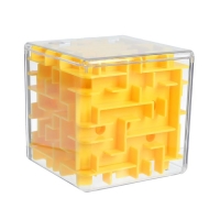 Головоломка "Лабиринт", цвет желтый