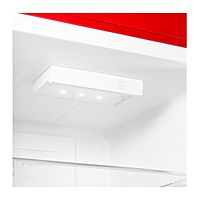 Холодильник MAUNFELD MFF186NFRR, двухкамерный, класс А+, 252 л, Full No Frost, красный