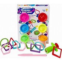 Набор для детской лепки "Тесто-пластилин. Формы и фигуры" TA2005
