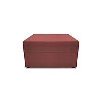 Пуф «Бергамо», 777 × 777 × 780 мм, велюр dream, цвет coral