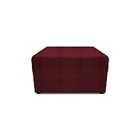 Пуф «Бергамо», 777 × 777 × 780 мм, велюр dream, цвет berry