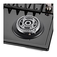 Варочная поверхность MAUNFELD EGHE.64.63CB.R/G, газовая, 4 конфорки, чёрная