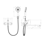 Смеситель для ванны Lemark Minima LM3851C длинный излив хром