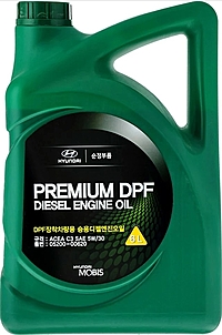 Масло моторное Hyundai/Kia Premium DPF Diesel 5W-30 6 л синт.