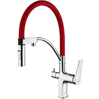 Смеситель для кухни Lemark Comfort LM3074C-Red под фильтр