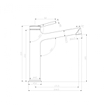 Смеситель для раковины Lemark Minima LM3837C монолитный хром
