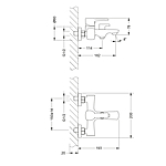 Смеситель для ванны Lemark Evitta LM0514C хром