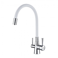 Смеситель для кухни Lemark Comfort LM3075C-White под фильтр