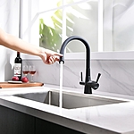 Смеситель для кухни Lemark Comfort LM3075BL черный