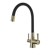 Смеситель для кухни Lemark Comfort LM3075B под фильтр бронза