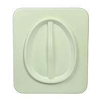 Сиденье с крышкой для уличного туалета "Дачник", пенополиуретан, 38,5х44х2,5см.