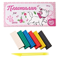 Пластилин 6 цветов 90 г «Мари», Коты-аристократы