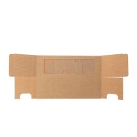 Коробка крафт из рифленого картона 12 х 12 х 36 см