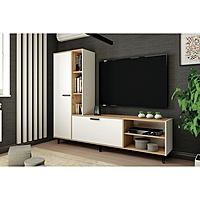 Гостиная Анриал, Дуб крафт золотой/Белый