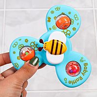 Набор игрушек для игры в ванне «Спиннер. Бабочки», 3 шт, на присоске