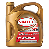Масло моторное Sintec Platinum 5W-30 SP C2/C3 4 л синт.