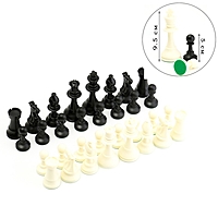 Турнирные шахматные фигуры Leap, 34 шт,  король h=9.5 см