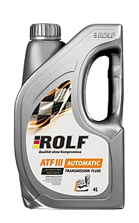 Масло трансмиссионное Rolf ATF III 4 л мин. пластик