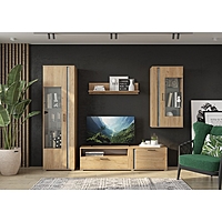 Гостиня «Омега» «Крафт», цвет золотой/бетон