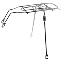 Багажник задний 14" Graffiti, стальной, цвет хром