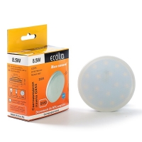 Лампа светодиодная Ecola, 8.5 Вт, GX53, 4200 K, 27x75 мм,  матовое стекло