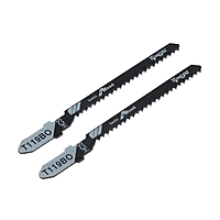 Пилки для лобзиков ТУНДРА, по дереву, фигурный рез, HCS, 50/75 х 2 мм, 2 шт.