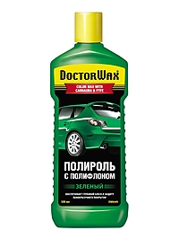 Полироль кузова DoctorWax зеленый с полифлоном 300 мл DW8449