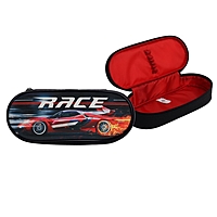 Пенал мягкий футляр ткань 45*205*95 ПМК 27-20 Calligrata резинка на клапане мал Тачка