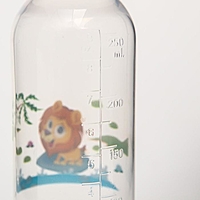 Бутылочка для кормления «Весёлые животные», 250 мл, от 0 мес., цвета МИКС