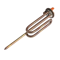 Нагревательный элемент "ИТАТЭН" RCF, 1.5 кВт, d=48 мм, M6, клеммы п/термостат, вертикальный