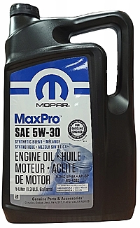 Масло моторное Mopar MaxPro 5W-30 5 л синт.
