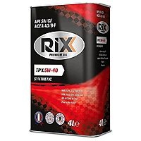 Масло моторное RIXX TP X 5W-40 4 л синт.