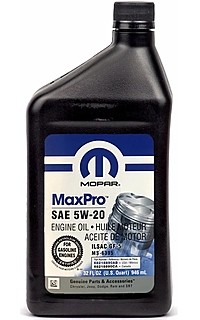 Масло моторное Mopar MaxPro 5W-20 0,946 л синт.