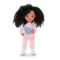 Кукла мягкая Tina в розовом спортивном костюме 32 см