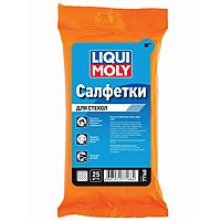 Влажные салфетки Для стёкол, зеркал и фар LiquiMoly, 25 листов (77168)