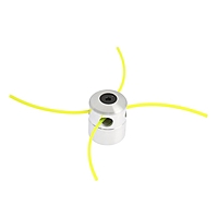 Катушка для триммера ТУНДРА, алюминиевый копус, леска 2-2.4 мм, М10 х 1.25 левая, адаптеры